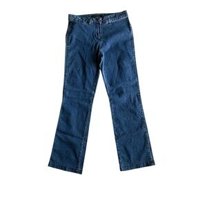 Theory Cropped Classic Blue Denim Jeans Size 26